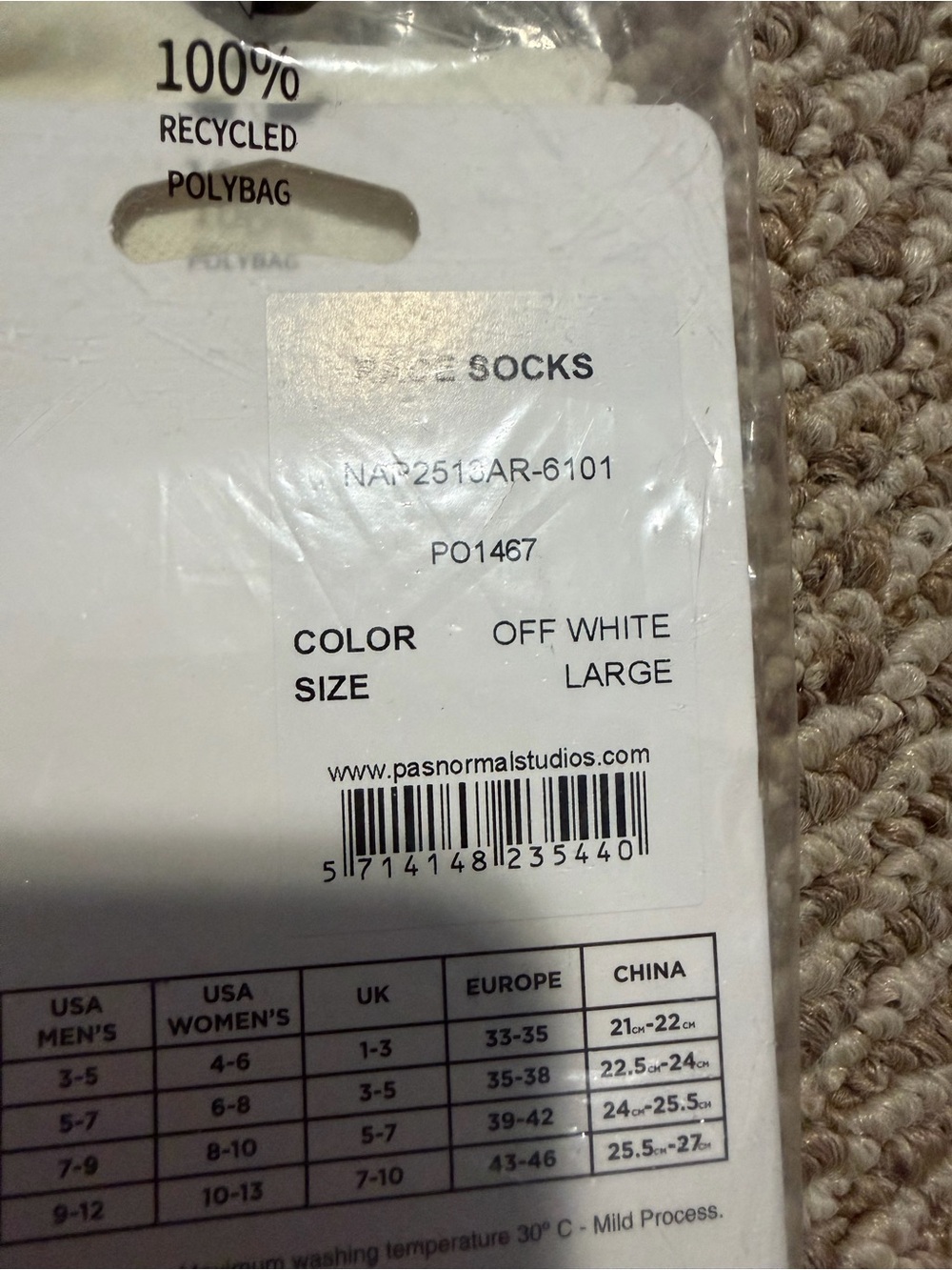 PAS NORMAL STUDIOS RACE SOCKS - Picture 3 of 3